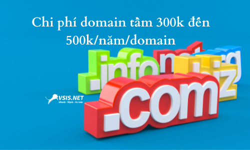 Chi phí làm website cho khoản tên miền/domain