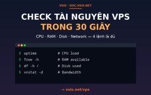 Check tài nguyên VPS trong 30 giây