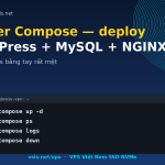 Docker Compose — deploy WordPress + MySQL + NGINX 1 lệnh