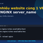 Host nhiều website cùng 1 VPS bằng NGINX server_name