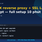 NGINX reverse proxy + SSL Let’s Encrypt — full setup 10 phút